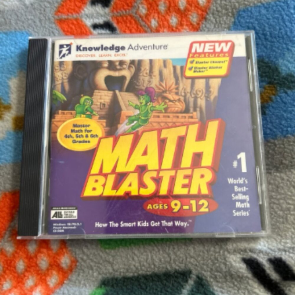 Math Blaster Ages 9-12 PC in Jewel Case